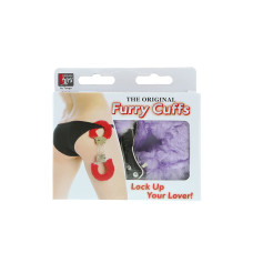 Наручники Dreamtoys Metal Handcuff with Plush Сиреневые
