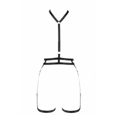 Портупея-стрепы с двойным ремешком Passion Exclusive DENIRA black L/XL