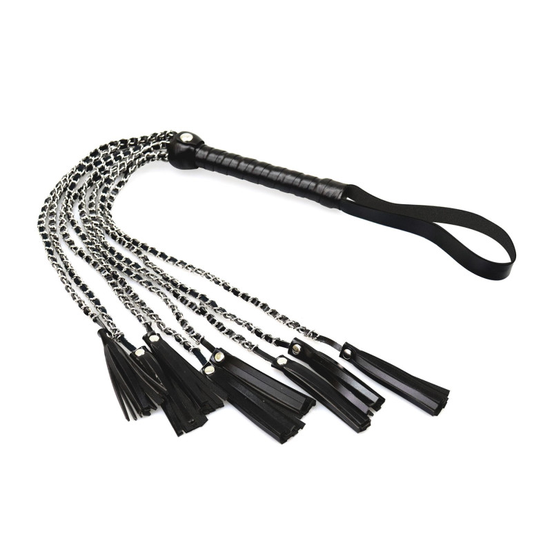 Ажурная плеть из экокожи Art of Sex - Brianna, цвет черный Ажурная плеть из экокожи Art of Sex - Brianna, цвет черный