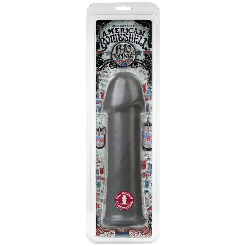 Фаллоимитатор для фистинга American Bombshell - B-10 Torpedo - Gun Metal Фаллоимитатор для фистинга American Bombshell - B-10 Torpedo - Gun Metal