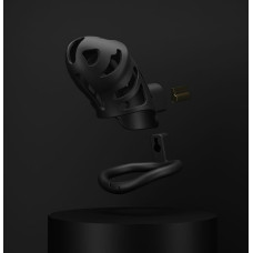 Пояс верности пластик с 3-мя кольцами Lockink Sevanda Черный