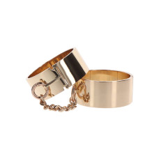 Наручники Taboom Slave Wrist Cuffs, металлические, золотистые