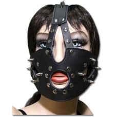 Маска Spade Чорна з шипами 280847