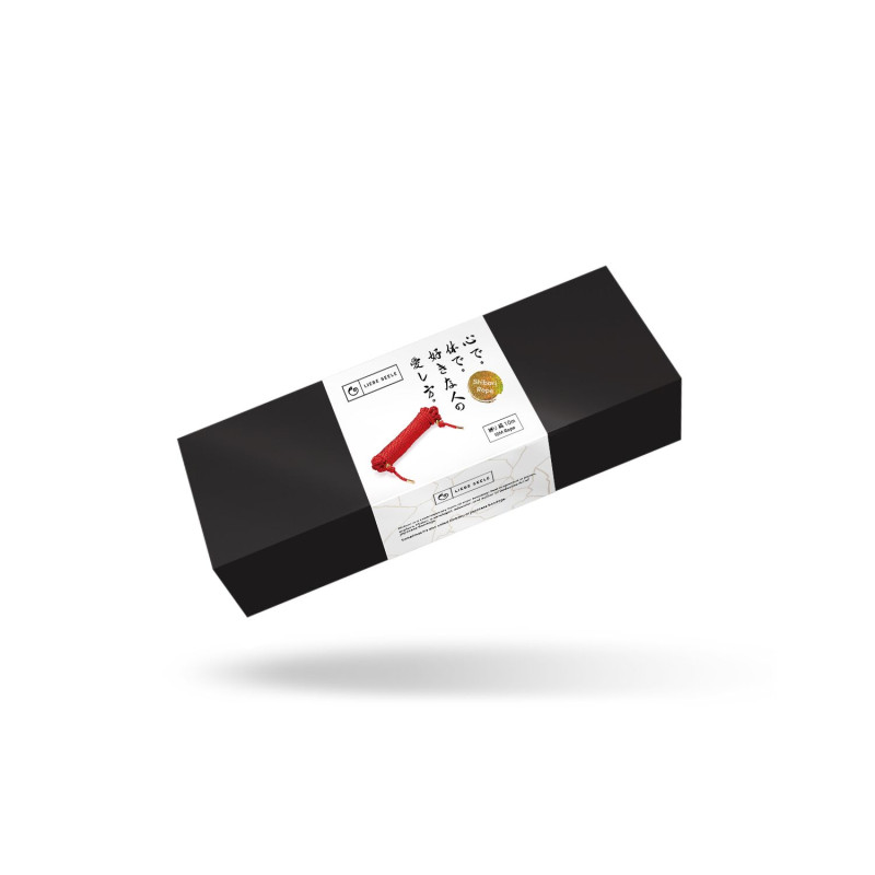 Веревка для шибари Liebe Seele Shibari 10M Rope Red, комбинированный состав Веревка для шибари Liebe Seele Shibari 10M Rope Red, комбинированный состав