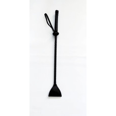 Плетеный стек DS Fetish, экокожа, черный, 52 см