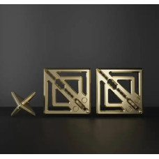 Зажимы для сосков с легкой подвеской Lockink Золотые