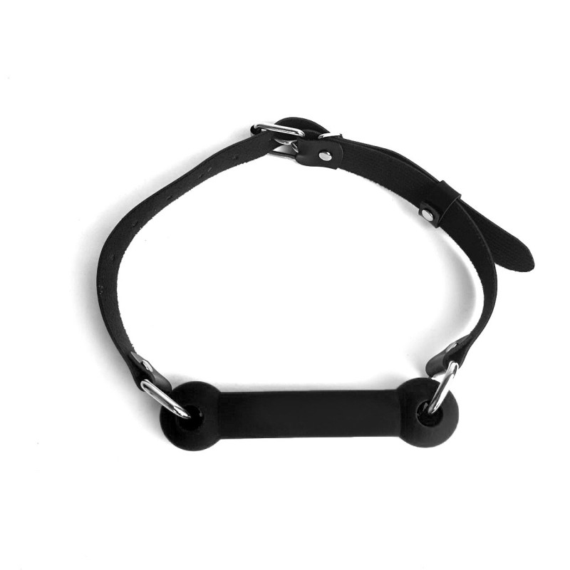 Кляп-палиця на ременях Art of Sex – Gag Stick Silicon, чорний, натуральна шкіра Кляп-палиця на ременях Art of Sex – Gag Stick Silicon, чорний, натуральна шкіра