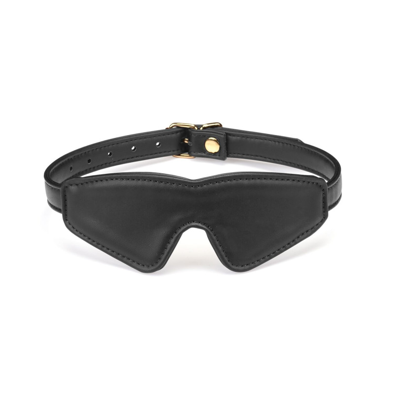 Маска на очі Liebe Seele Black Organosilicon Blindfold, екошкіра Маска на очі Liebe Seele Black Organosilicon Blindfold, екошкіра