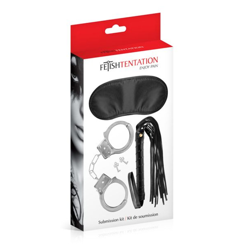 Набор BDSM-аксессуаров Fetish Tentation Submission Kit Набор BDSM-аксессуаров Fetish Tentation Submission Kit