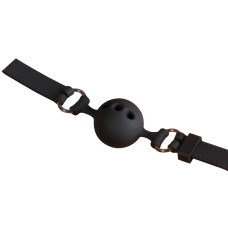 Кляп с отверстиями Bad Kitty Gag Black S