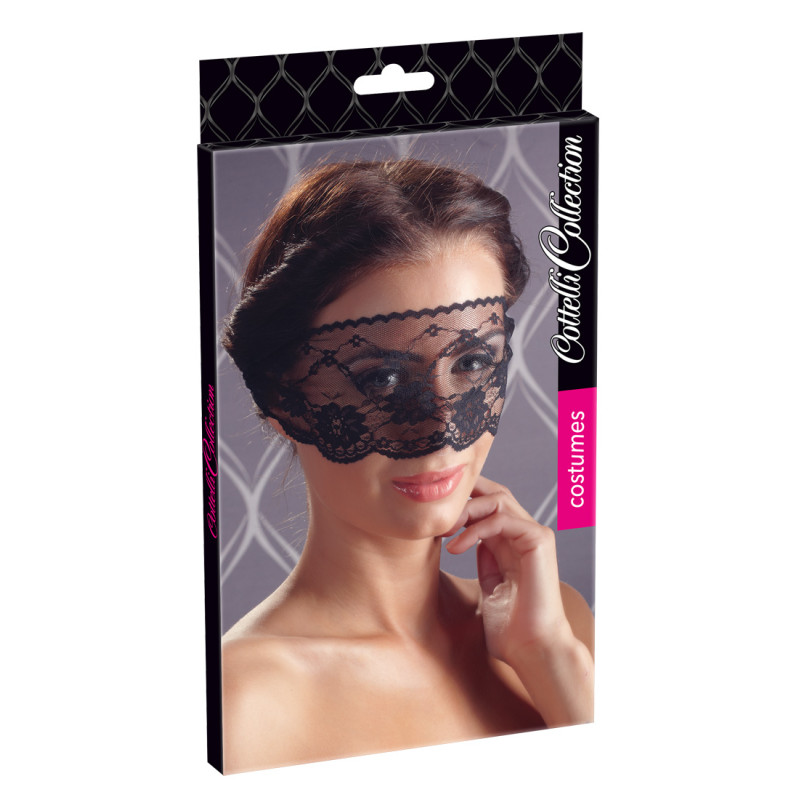 Маска Cottelli Collection 2480255 Lace Eye Mask Черная Маска Cottelli Collection 2480255 Lace Eye Mask Черная