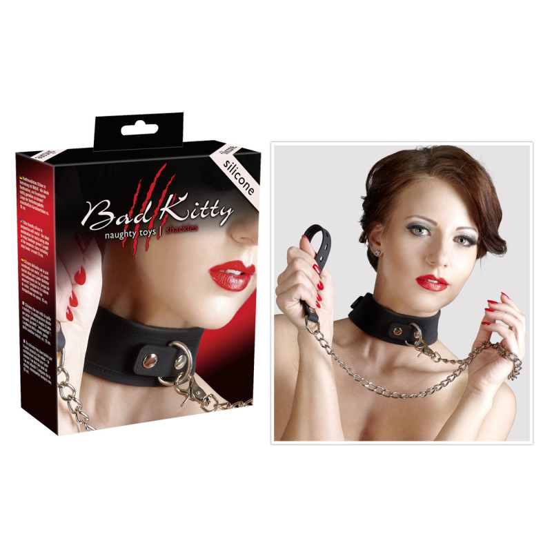 Наручники Bad Kitty 2491540 Hand Cuffs Silicone Чорні Наручники Bad Kitty 2491540 Hand Cuffs Silicone Чорні