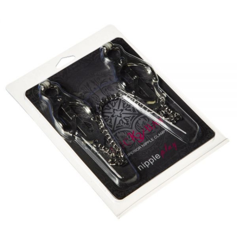 Зажимы на соски Lucky Bay Nipple play кабалы цепочка легкая Золотая Зажимы на соски Lucky Bay Nipple play кабалы цепочка легкая Золотая