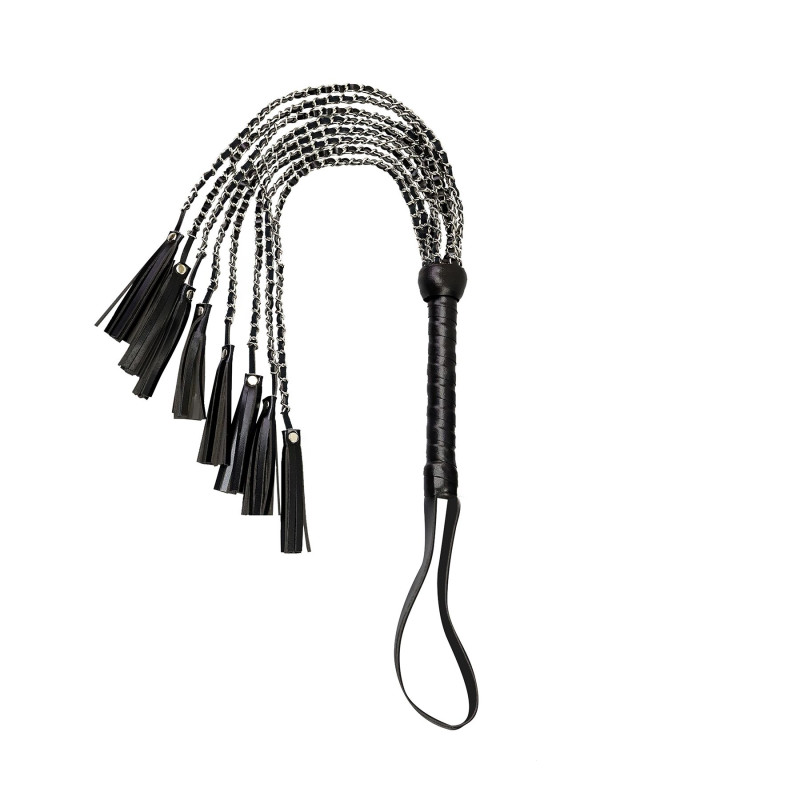 Ажурная плеть из экокожи Art of Sex - Brianna, цвет черный Ажурная плеть из экокожи Art of Sex - Brianna, цвет черный