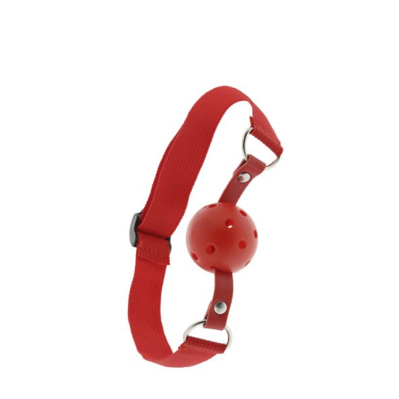 Кляп Dreamtoys Blaze Breathable Ball Gag Красный Кляп Dreamtoys Blaze Breathable Ball Gag Красный