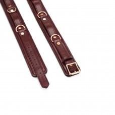Фиксаторы для бедер Liebe Seele Wine Red Thigh Cuffs L Size, натуральная кожа