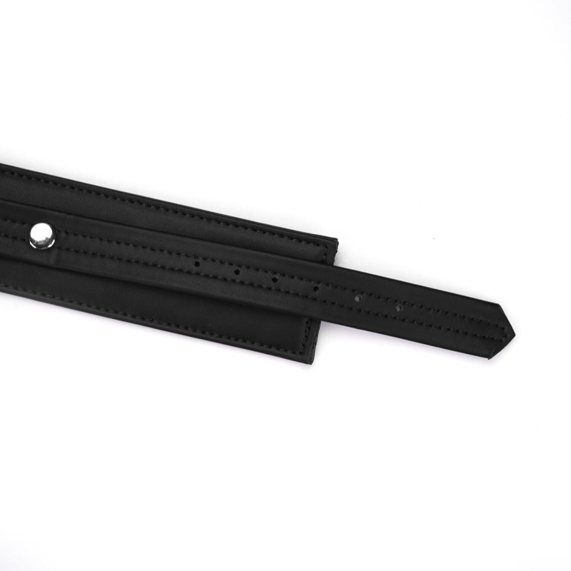 Поножи Liebe Seele Black Organosilicon Anklecuffs, экокожа Поножи Liebe Seele Black Organosilicon Anklecuffs, экокожа