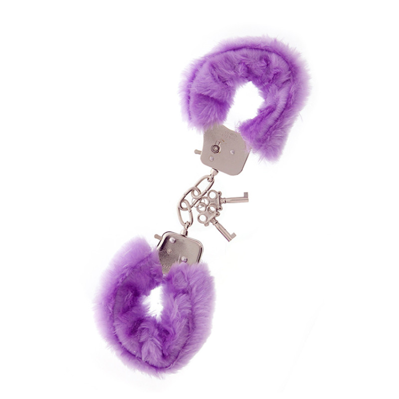 Наручники Dreamtoys Metal Handcuff with Plush Бузкові Наручники Dreamtoys Metal Handcuff with Plush Бузкові