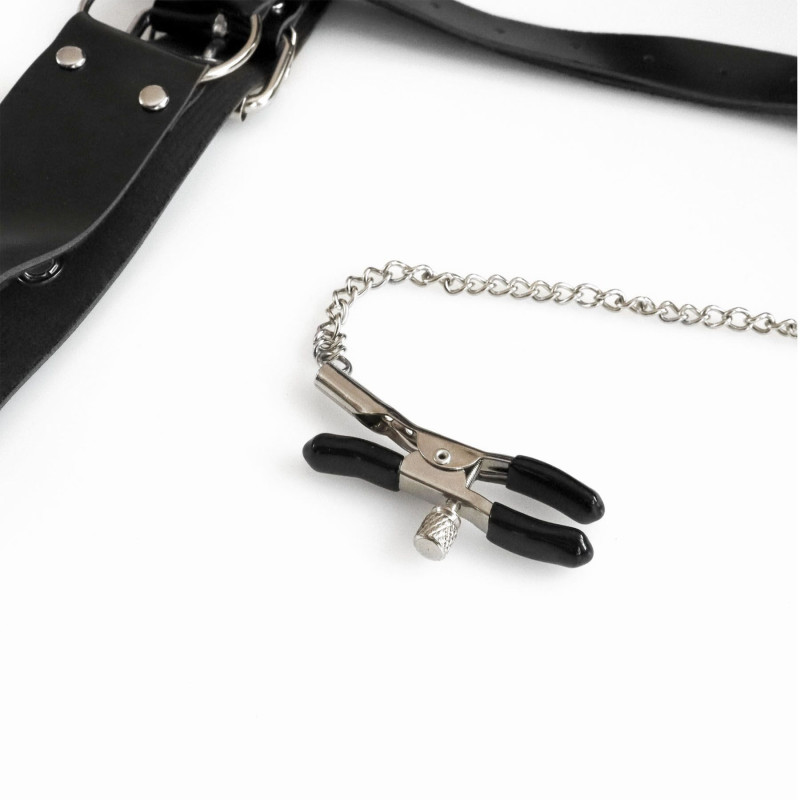 Бондажний набір з металевим анальним гаком Art of Sex Beatrice Bondage set with anal hook № 4 Бондажний набір з металевим анальним гаком Art of Sex Beatrice Bondage set with anal hook № 4