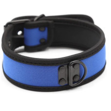 Нашийник з неопрену DS Fetish Collar neoprene blue
