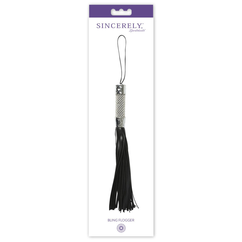 Флоггер Sportsheets Midnight Bling Flogger Флоггер Sportsheets Midnight Bling Flogger