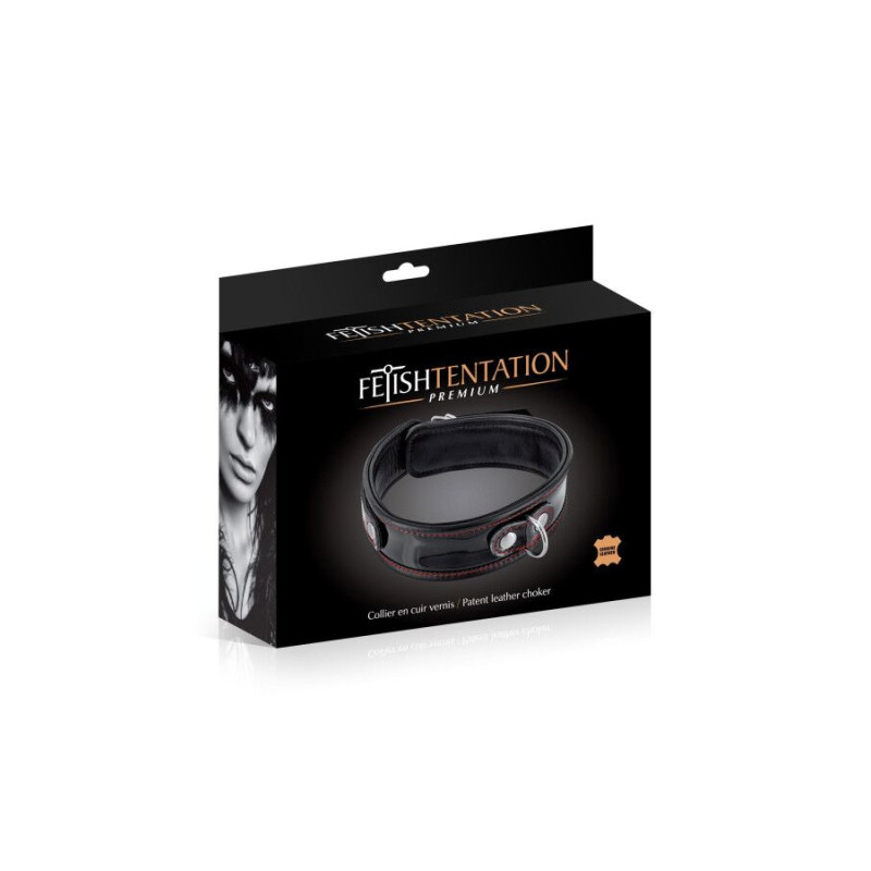 Ошейник Fetish Tentation Premium Patent leathe chocker Ошейник Fetish Tentation Premium Patent leathe chocker