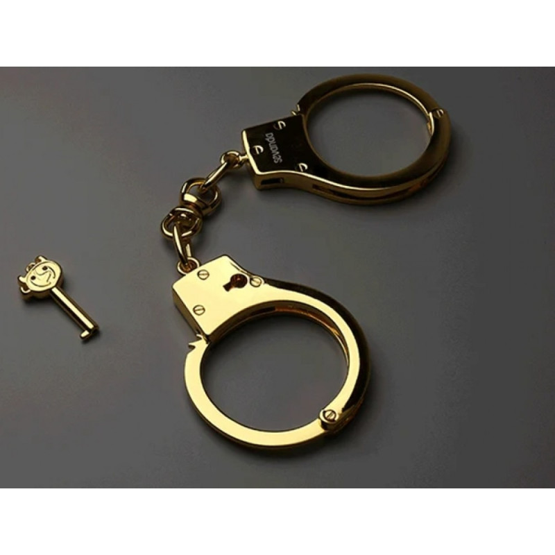 Наручники металеві позолочені масивні Lockink Наручники металеві позолочені масивні Lockink