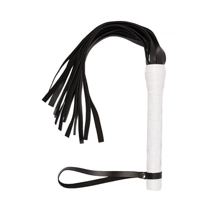 Флогер sLash VIP Leather Flogger Білий Флогер sLash VIP Leather Flogger Білий