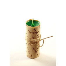 Свеча ручной работы sLash S Зеленая