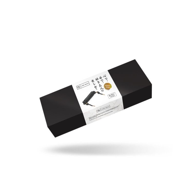 Веревка для шибари Liebe Seele Shibari 5M Rope Black, комбинированный состав Веревка для шибари Liebe Seele Shibari 5M Rope Black, комбинированный состав