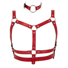 Набір БДСМ фіксаторів Bad Kitty 3 предмети, червоний