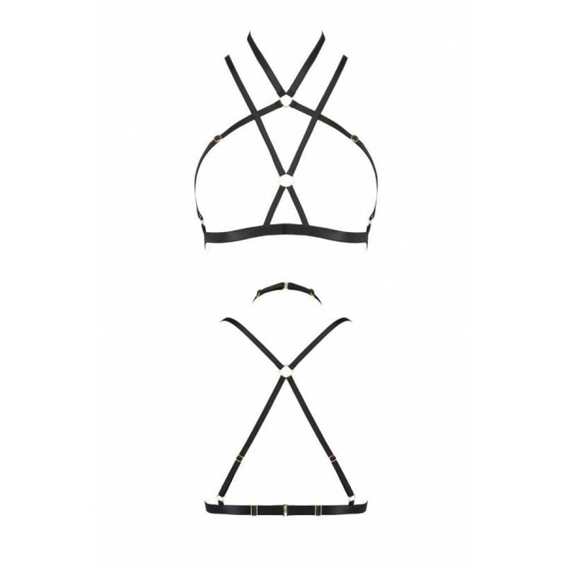 Портупея-стрепы Passion Exclusive Kelis Bra black L/XL Портупея-стрепы Passion Exclusive Kelis Bra black L/XL