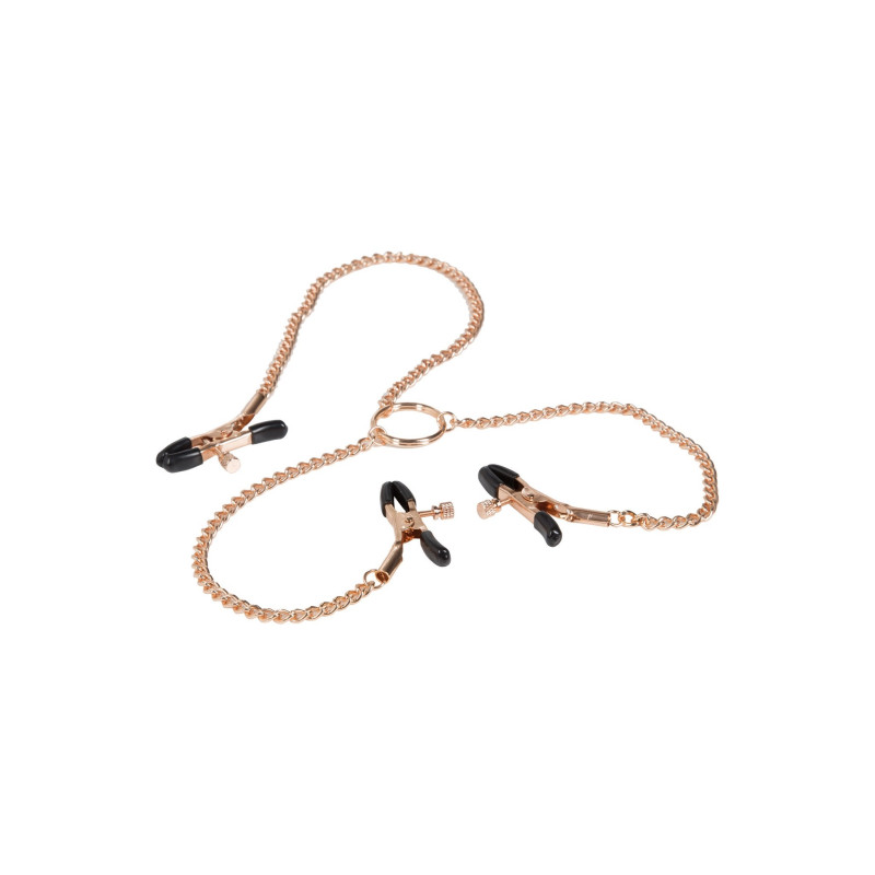 Затискачі на соски та клітор California Exotic Triple Intimate Clamps Затискачі на соски та клітор California Exotic Triple Intimate Clamps