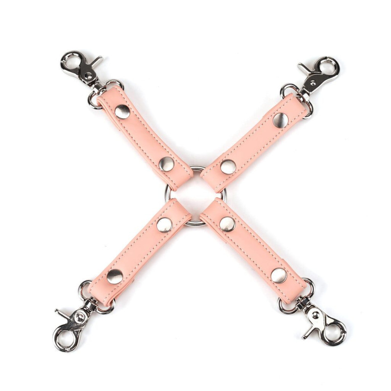 Хрестовина для фіксації Liebe Seele Dark Candy Pink Hogtie Хрестовина для фіксації Liebe Seele Dark Candy Pink Hogtie