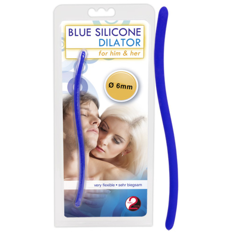 Стимулятор уретры You2Toys Silikon Dilator Голубой 6 мм Стимулятор уретры You2Toys Silikon Dilator Голубой 6 мм