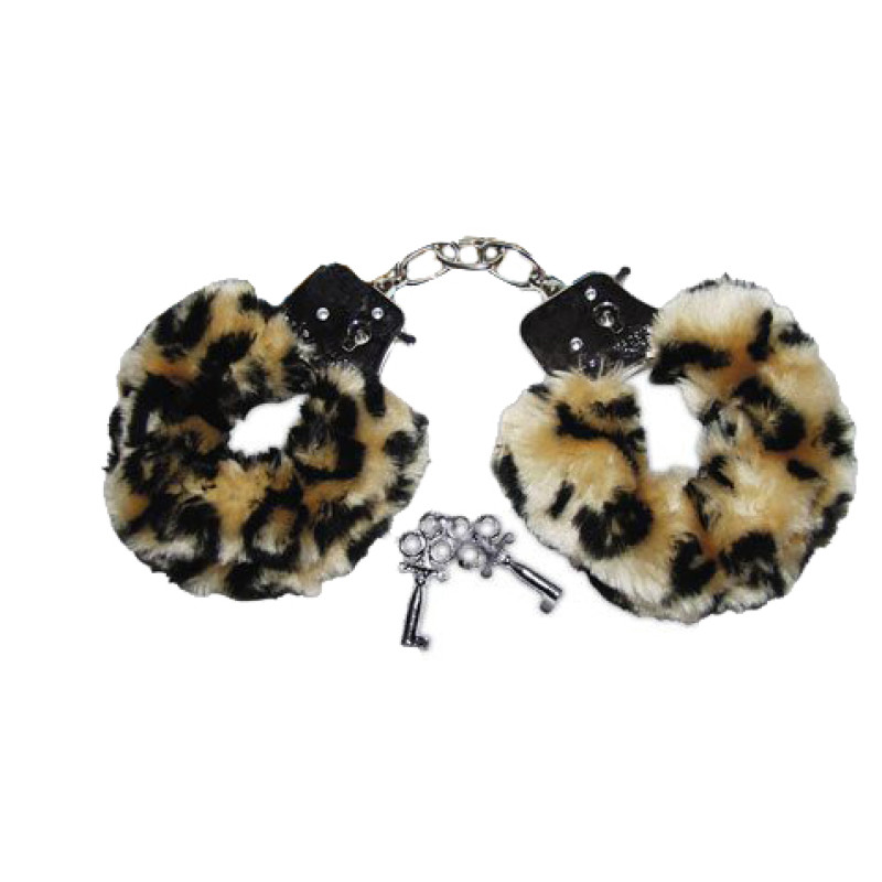 Наручники You2Toys з хутром Леопардові