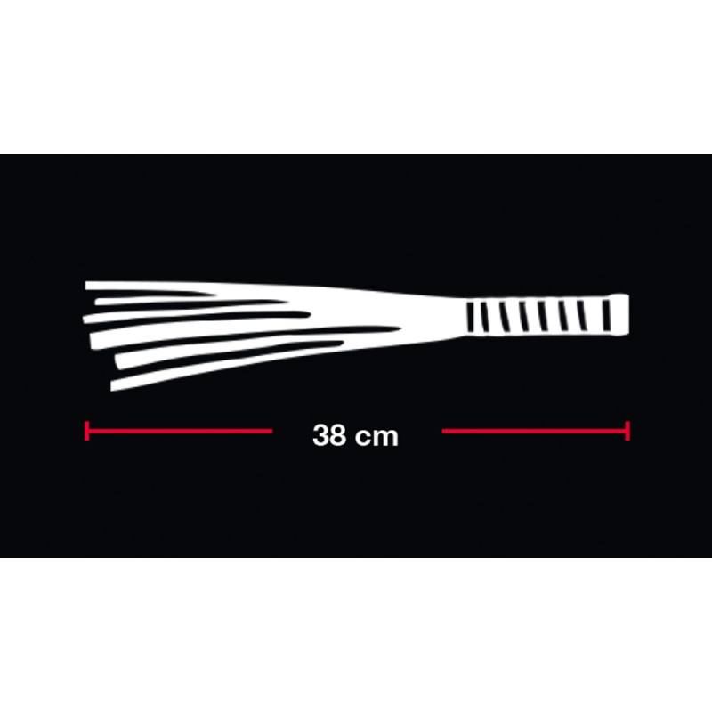 Флогер із замші Bad Kitty Червоний з чорним Флогер із замші Bad Kitty Червоний з чорним