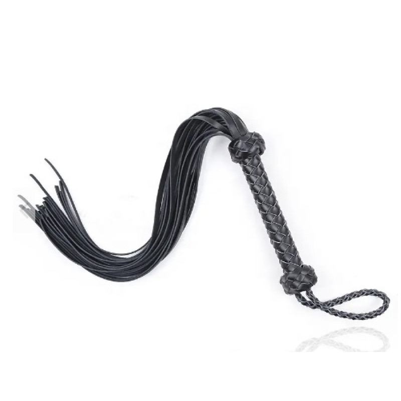 Флоггер DS Fetish Leather flogger black 69 см Флоггер DS Fetish Leather flogger black 69 см
