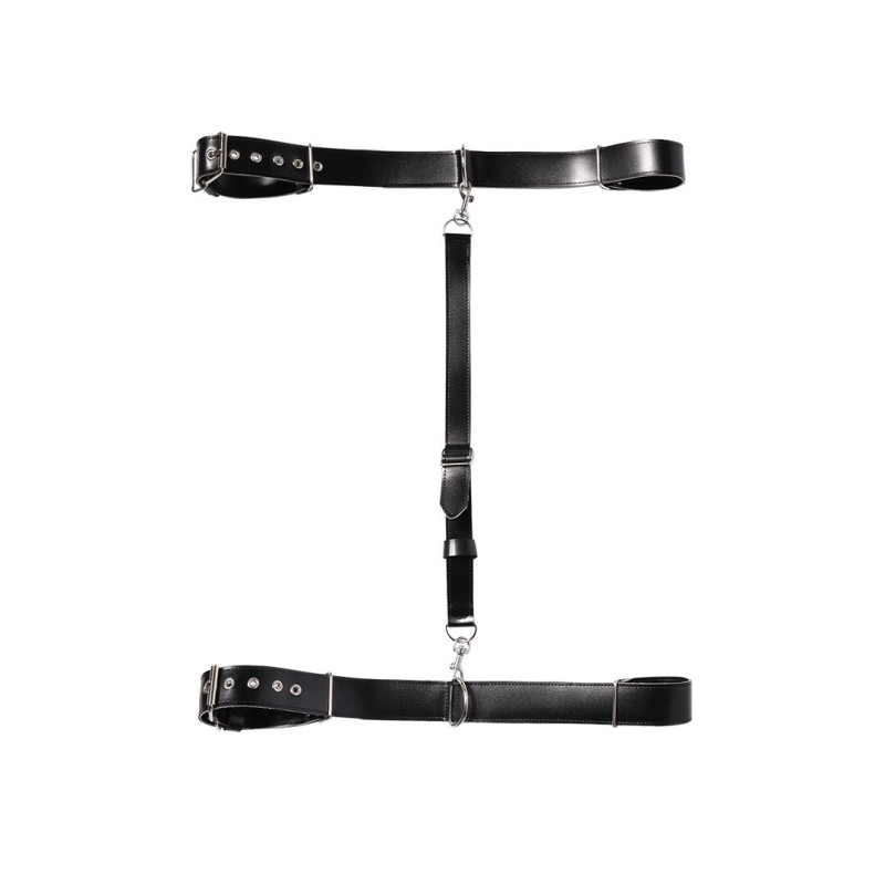 Бондажний набір Art of Sex - Michelle чорний, екошкіра Бондажний набір Art of Sex - Michelle чорний, екошкіра