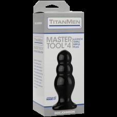 Анальний стимулятор Doc Johnson Titanmen Tools – Master, діаметр 6,6 см