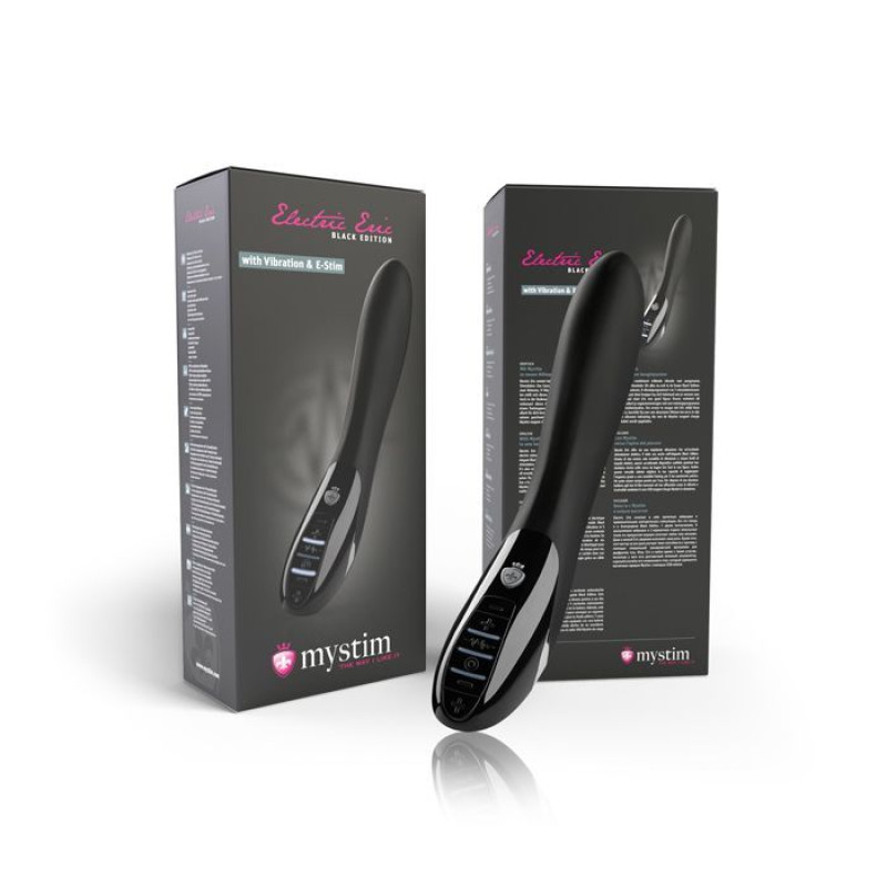 Вибратор с электростимуляцией Mystim Electric Eric eStim Миостимулятор Черный Вибратор с электростимуляцией Mystim Electric Eric eStim Миостимулятор Черный