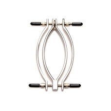 Зажим для половых губ Master Series: Pussy Tugger Adjustable Vagina Clamp with Chain