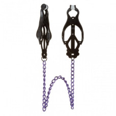 Зажимы на соски Lucky Bay Nipple play Long Chain Фиолетовые