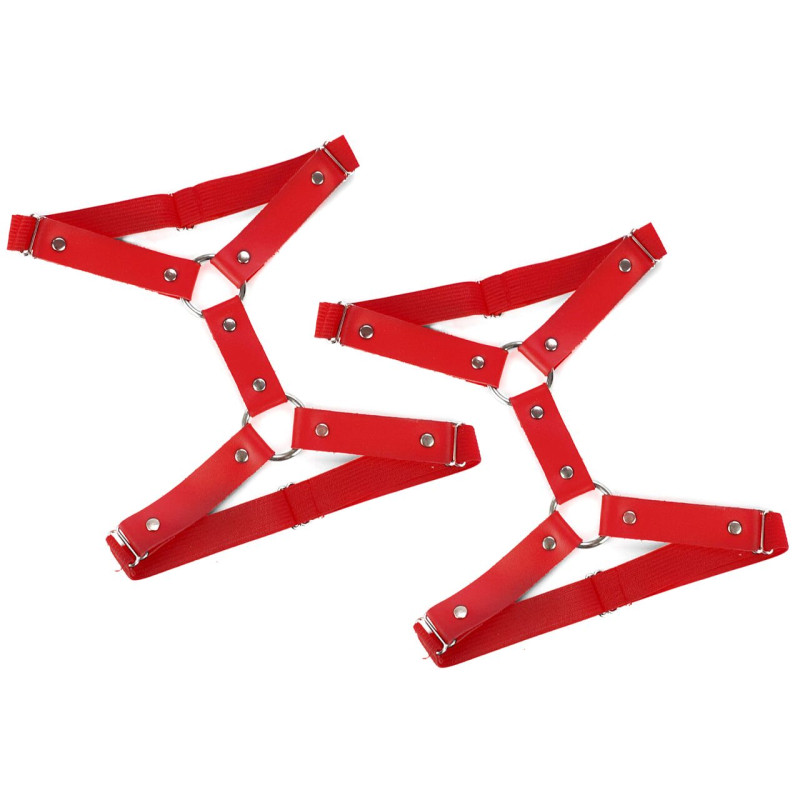 Гартеры на ногу из натуральной кожи Art of Sex - Kristina Leg Garters 2 шт Красные Гартеры на ногу из натуральной кожи Art of Sex - Kristina Leg Garters 2 шт Красные