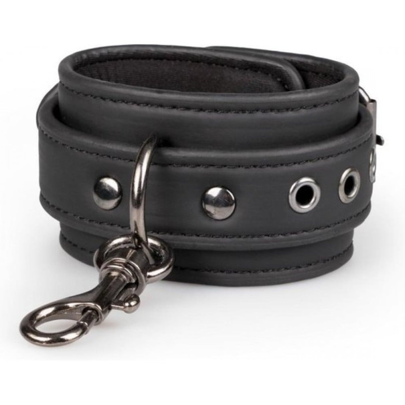 БДСМ набір фіксаторів EasyToys, штучна шкіра, чорні БДСМ набір фіксаторів EasyToys, штучна шкіра, чорні