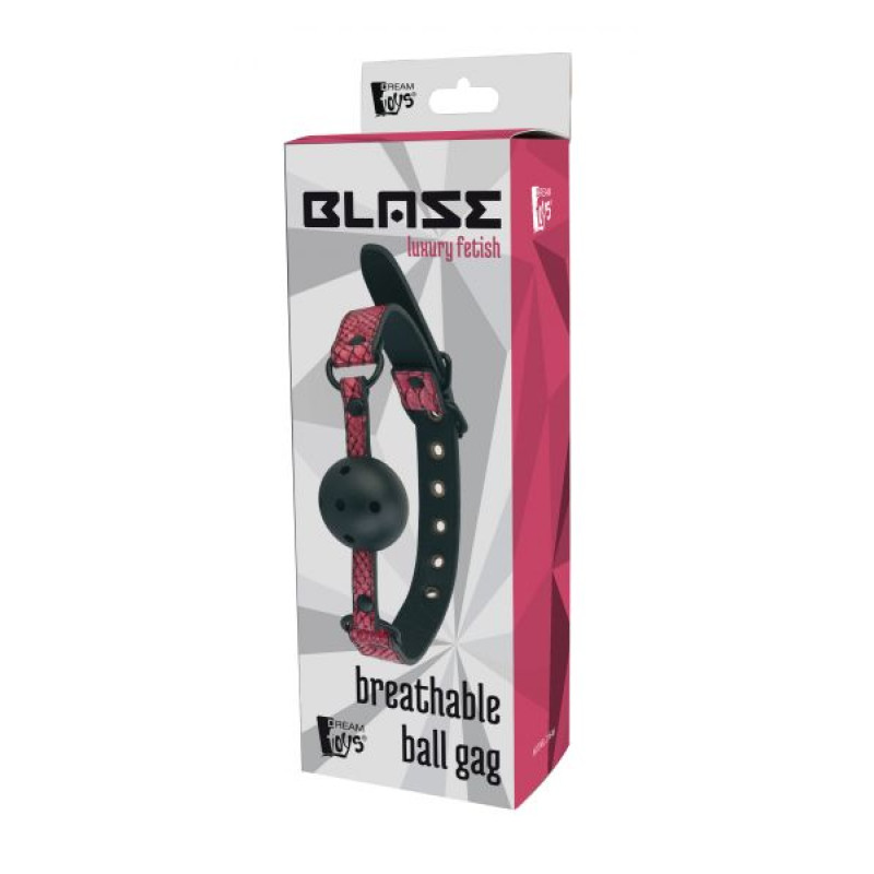 Кляп Dreamtoys Blaze Breathable Ball Gag Розовый Кляп Dreamtoys Blaze Breathable Ball Gag Розовый