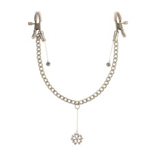 Зажимы для сосков с кулоном Fetish Fantasy Crystal Nipple Clamps