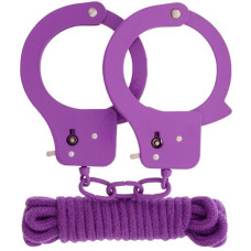 Набір Dreamtoys Bondx Metal Cuffs & Love Rope Set Фіолетовий