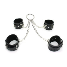 Ограничители DS Fetish Hogtie restraints with chain black
