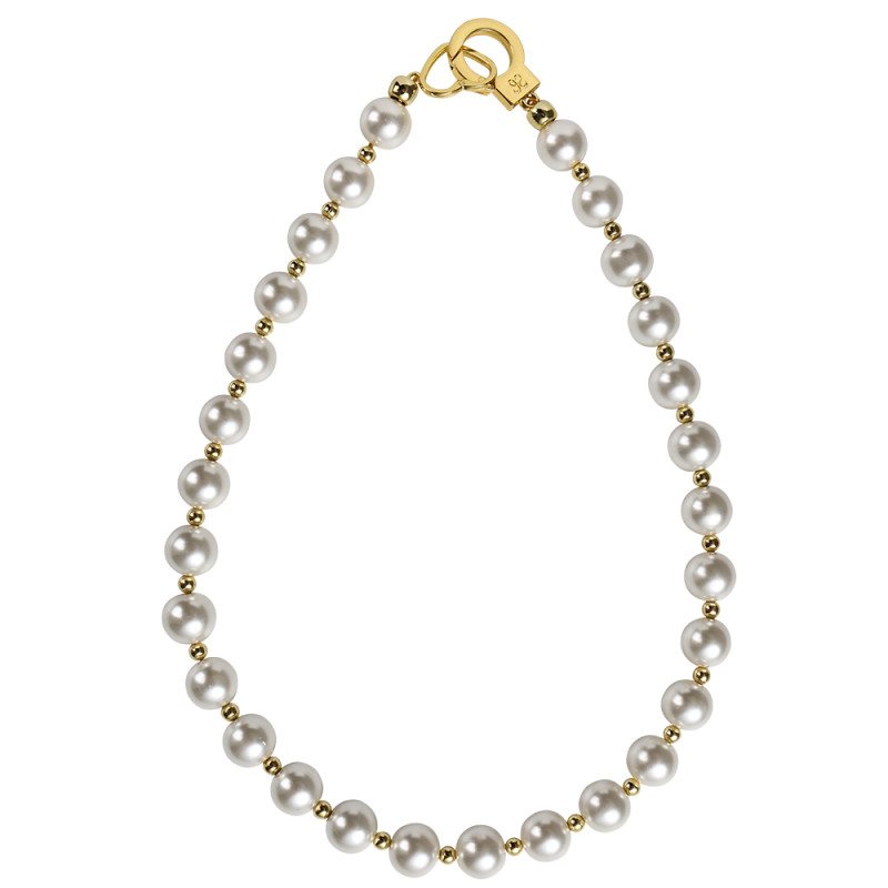 Нашийник з повідком Lockink, перлини Нашийник з повідком Lockink, перлини